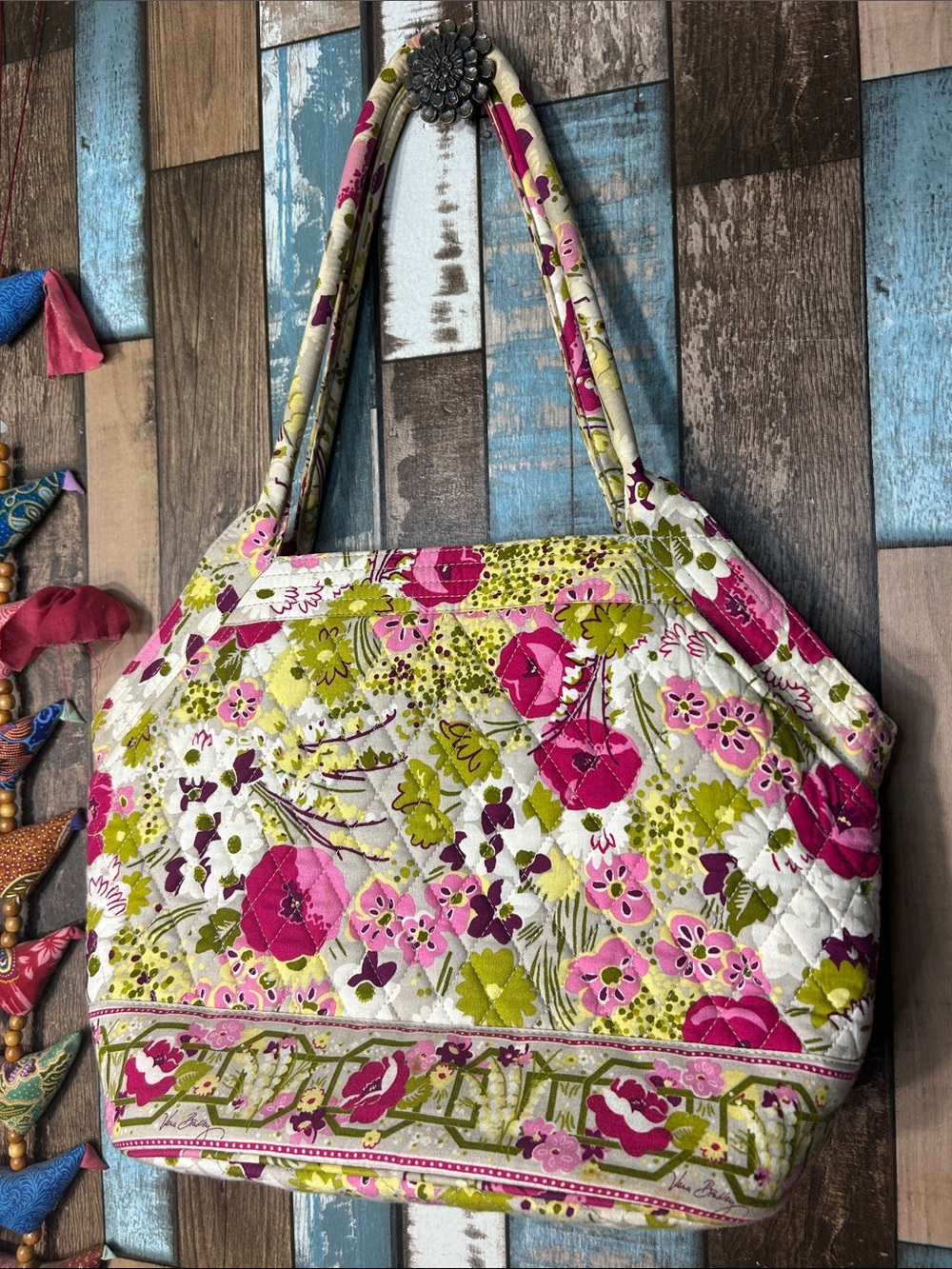 Vera Bradley big floral boho bag